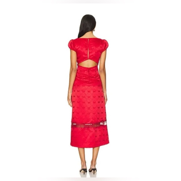 Free People Foolish Heart Midi Dress, XS NWT - Picture 5 of 9